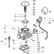Carburateur (Walbro-Keihin)
