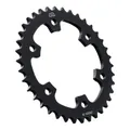 ADAPTABLE MOTORCYCLE REAR SPROCKET ROYAL ENFIELD 650 CONTINENTAL GT 2019>2024, 650 INTERCEPTOR 2019>2024 525 38 DTS STEEL BLACK (DIAMETER 111/142/10.5) -JT SPROCKETS