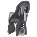 PORTE BEBE/SIEGE ENFANT ARRIERE POLISPORT A FIXER SUR PORTE BAGAGE GUPPY MAXI GRIS COUSSIN GRIS (9 A 22Kgs) HOMOLOGUE EN 14344