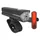 BICYCLE LIGHT USB KIT NEWTON 300 LUMENS MODE FIXE AND FLASHING (AUTONOMIE MODE 100% : FRONT 2H/REAR 1H30) (FRONT+REAR) BLACK -RECHARGEABLE USB