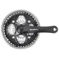MTB CRANKSET SUNRACE 7/8-SPEED FCM51 STEEL BLACK 152 mm 42-34-24 WITH PARE CHAIN