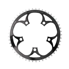 PLATEAU ROUTE 5BRA D.110 TA ZEPHYR 46DTS EXTERIEUR NOIR ALU 7075 TYPE SHIMANO 9/10V.