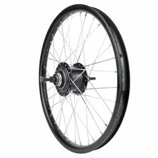 MTB WHEEL/CARGO/E-BIKE/LONGTAIL 20" ER20 REAR BLACK DOUBLE WALL HUB NEXUS 7-SPEED BRAKE CENTERLOCK 36 SPOKES STAINLESS STEEL (J.40625)