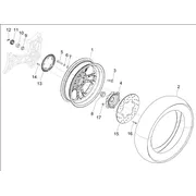 Roue arrière