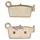 BRAKE PAD SET NEWFREN FOR APRILIA 450 SXV 2005> REAR/BETA 250 RR 2005>2013 REAR/KAWASAKI 450 KLX R 2008> REAR/YAMAHA 250 WR F 2003> REAR, 450 YZ-F 2003> REAR (FD0349BD) (DIRT SINTERED METAL)