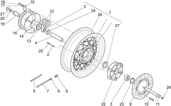 Roue arriere