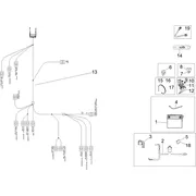 Circuit electrique arrière