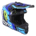 CASQUE CROSS ADULTE PROGRIP 3080 SPIRITS BLEU/NOIR M (ECE 22.06)