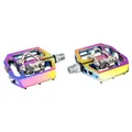 PEDAL MTB NEWTON ALUMINIUM OIL ANODISE 9/16" TO BEARING (COMPATIBLE CALE SHIMANO) (PAIR) 105X95X23 MM