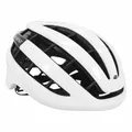 CASQUE VELO ADULTE GIST ROUTE RAPIDO BLANC BRILLANT TAILLE 52-58 REGLAGE MOLETTE 255 g (COMPATIBLE VTT / GRAVEL)