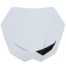 PLAQUE NUMERO/TETE DE FOURCHE 50 A BOITE UNIVERSEL REPLAY RIVALE BLANC SANS ECLAIRAGE (AVEC FIXATIONS)