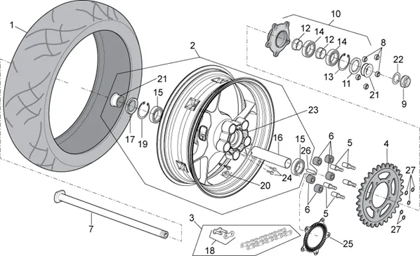 Roue AR