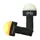 LIGHT FLASHING HANDLEBAR END PLUG BLACK TO PILES CR2032 (PAIR)