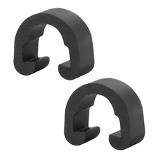 ATTACHE GAINE FREIN/DERAILLEUR ELVEDES FIXATION SUR CADRE NOIR 5 mm (VENDU PAR 2)