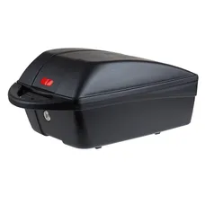 TOP CASE BICYCLE BOX POLISPORT 11L BLACK MOUNTING KIT MIK/MIK-HD 2.0 VERROUILLAGE SECURISE ON CARRIER TO TOOL (LONG 42 cm X LARG 26 cm X HAUT 21 cm) - WEIGHT MAX 5 kg