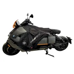 TABLIER COUVRE JAMBE TUCANO POUR BMW CE 04 2021> (R233PRO-X) (TERMOSCUD PRO 4 SEASON) (SYSTEME ANTI-FLOTTEMENT SGAS)