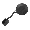 REAR-VIEW MIRROR MOTORCYCLE/QUAD/SCOOTER UNIVERSAL ENDURO FOLDING LEFT BLACK (WITH CLAMP) (CE APPROVED) -P2R