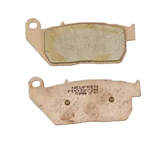 BRAKE PAD SET NEWFREN FOR HARLEY DAVIDSON 883 XL 2004>2013 FRONT, 1200 XL 2004>2005 FRONT, 1584 STREET BOB 2008>2013 FRONT AND REAR (L 102 mm - H 46 mm - P 8.9 mm) (FD0387SH) (CUSTOM HD SINTERED METAL)