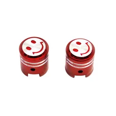 CAP OF VALVE SCOOTER/MOPED REPLAY VS PISTON RED (PAIR)