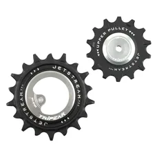 DERAILLEUR JOCKEY WHEEL AOPW TRIPEAK 14-18 TEETH CERAMIC 13X1-SPEED SRAM AXS XPLR RED E1/FORCE/RIVAL E1 SILVER (SET OF 2) (WARRANTY 4 YEARS)