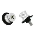 DIABOLO MOTO M8 ALU ANODISE ARGENT (PAIRE) -AVOC