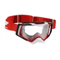 MASQUE/LUNETTES CROSS PROGRIP 3309 TR RAPID ROUGE/BLANC/NOIR ECRAN TRANSPARENT ANTI-RAYURES/ANTI U.V./ANTI-BUEE (HOMOLOGUE CE-EN-N- AC-96025 REV.2)