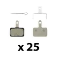 PLAQUETTE DE FREIN VTT SHIMANO DEORE M515,M486,M485,M575,M395, MT200 ... (SHIMANO ORIGINE RESINE) -B05S (BOX DE 25 PAIRES)