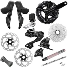 GROUPE ROAD SHIMANO 105 DI2 R 7170 DISC BLACK 12-SPEED 172.5 IN 50-34