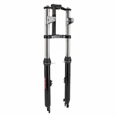 FOURCHE CYCLO EBR POUR PEUGEOT 103 SP 17 POUCES NOIR (DIAM 28 mm) (QUALITE 100% MADE IN ITALY)