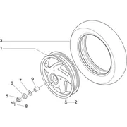Roue arrière