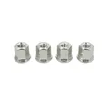 NUT OF CYLINDER HEAD DIAMETER M6 UPPER 12 mm WITH EMBASE FOR MBK 50 BOOSTER/YAMAHA 50 BWS (SET OF 4) -P2R SELECTION