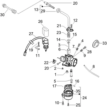 Composants de carburateur