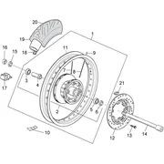 Roue arrière