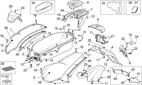 Carrosserie posterieure