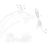 Suspension arrière - Amortisseur/s