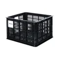 BASKET/CAISSE PLASTIC RECYCLE BASIL BLACK 29L FRONT/REAR (33X44X25CM) (POSSIBILITE OF FIXER WITH REF 150413)