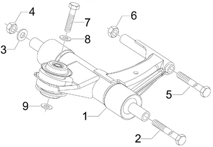 Bras oscillant