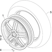 Roue avant