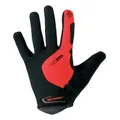 GANTS VELO VTT LONG GIST HERO GEL ROUGE S (PAIRE SUR CARTE) COMPATIBLE ECRAN TACTILE -5532