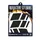 AUTOCOLLANT/STICKER REFLECTIVE FOR WHEEL OF BICYCLE HEIGHT 40 mm MODELE RACER BLACK (PLANCHE) -REFLECTIVE BERLIN