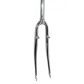 TREKKING FORK 700X35 RIGIDE CINTREE STEEL CHROME-PLATED WITH TASSEAUX PIVOT LISSE 1''1/8-28,6 OUTER 300 mm