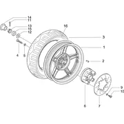 Roue arrière