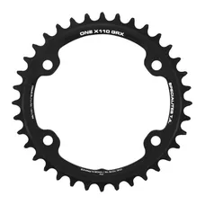 PLATEAU GRAVEL 4BRA D.110 POUR SHIMANO GRX MONO TA X110 ONE 36DTS COMPATIBLE RX600-RX810 NOIR 10/11V.