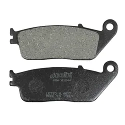 PLAQUETTE DE FREIN POLINI POUR KYMCO 250 PEOPLE, 250 X-CITING / PEUGEOT 125 SATELIS, 400 GEOPOLIS, 125 DJANGO / BMW 600 C SPORT, 650 C GT (L 102mm - H 39mm - P 8.3mm) (174.0059) (ORIGINAL)