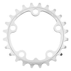 ROAD CHAINRING 5-BOLT DIA. 74 STRONGLIGHT 24T TRIPLE SILVER ALUMINIUM 7075 9/10-SPEED
