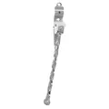 STAND MOPED SIDE UNIVERSAL SWINGARM OVAL OR ROUND TORSADE CHROME (LENGTH 310 mm) -P2R SELECTION