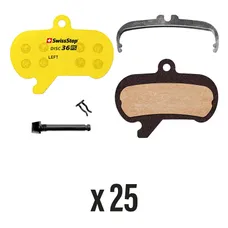 PLAQUETTE DE FREIN VTT SRAM MAVEN ULTIMATE, SILVER, BRONZE (SWISSSTOP ORGANIC - DISC 36RS) (VENDU PAR 25)