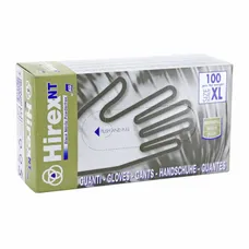 WORKSHOP GLOVES NITRILE HIREX BLACK T10 (XL) (BOX OF 100)