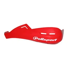 PROTEGE MAIN MOTO EVOLUTION INTEGRAL VERSION FERMEE ROUGE HONDA (FIXATION UNIVERSELLE POUR GUIDON DIAM 22 mm) -POLISPORT