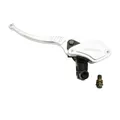 MASTER CYLINDER OF CLUTCH MOTORCYCLE UNIVERSAL FRONT ALUMINIUM CNC BLACK/SILVER LEFT -P2R